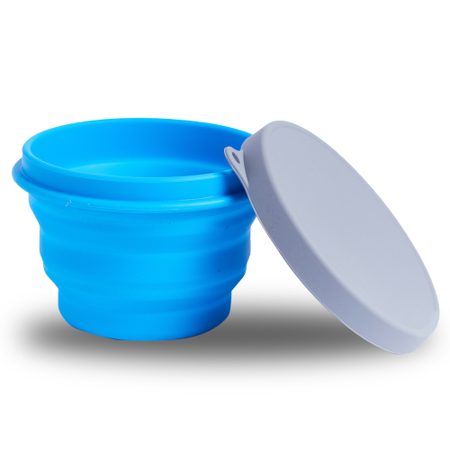 Bowl plegable azul 500 ml pro outdoor